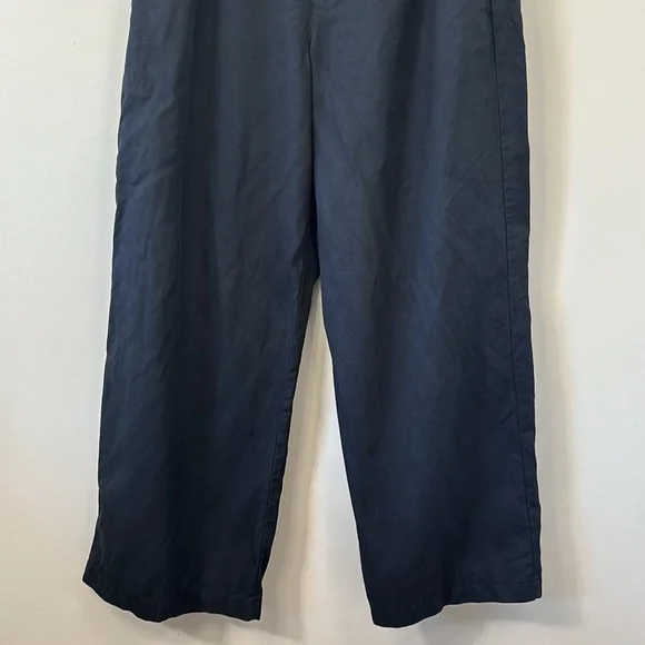 Madewell The Harlow Wide-Leg Pant Black Size 12 - Picture 4 of 11